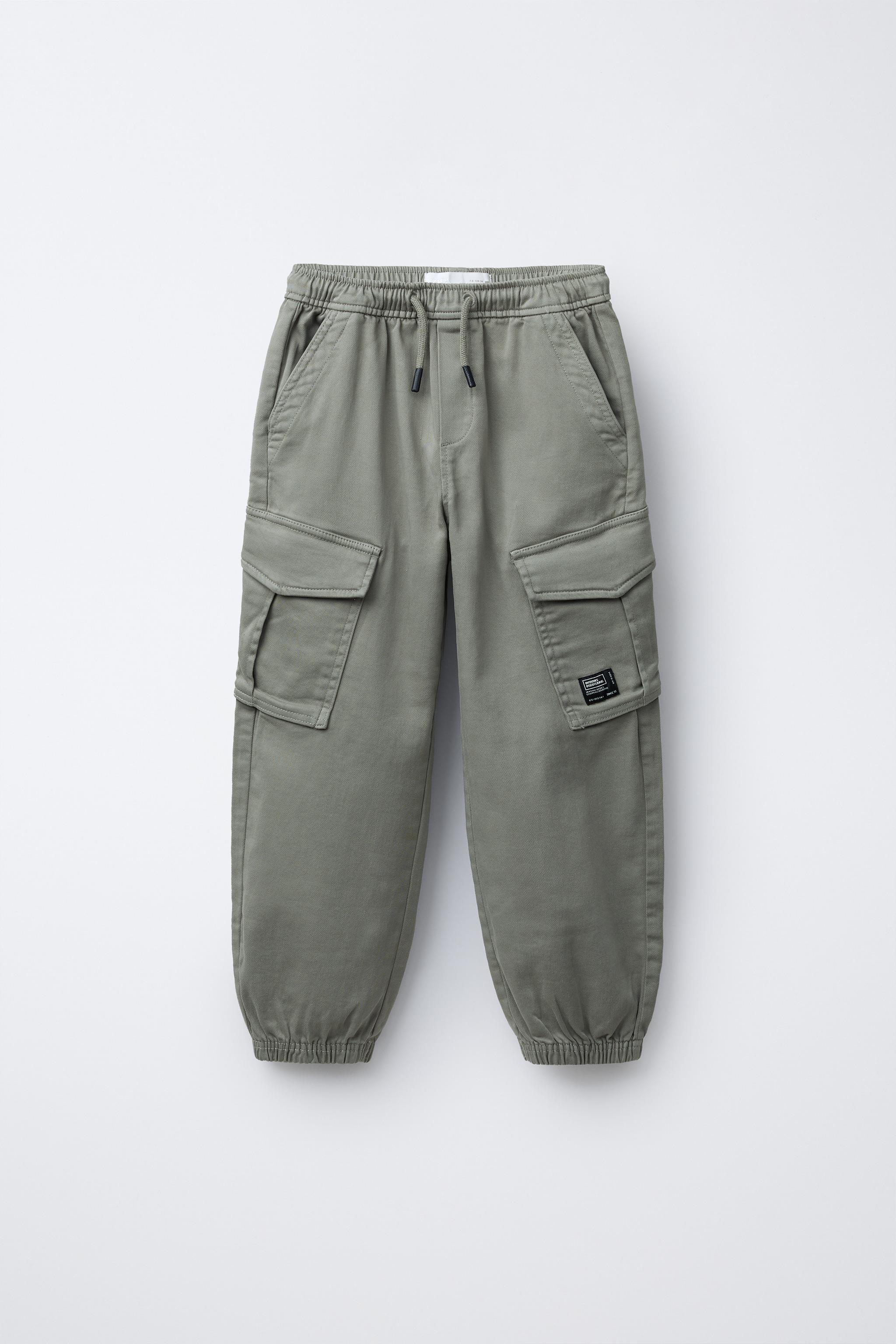 LABEL CARGO JOGGER PANTS